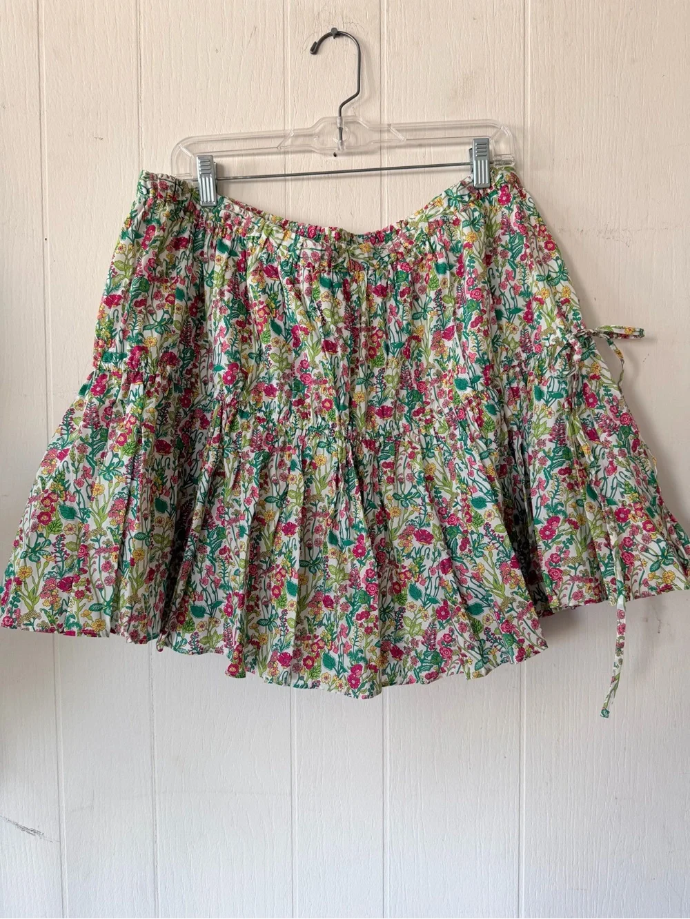 J. Crew Floral Liberty London Tiered Mini Skirt